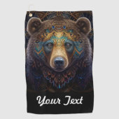 Stammesbär Golfhandtuch (Vorderseite)