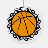 Stammesbasketball Keramikornament (Hinten)
