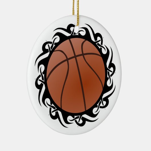 Stammesbasketball Keramikornament (Rechts)