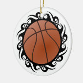 Stammesbasketball Keramikornament (Links)