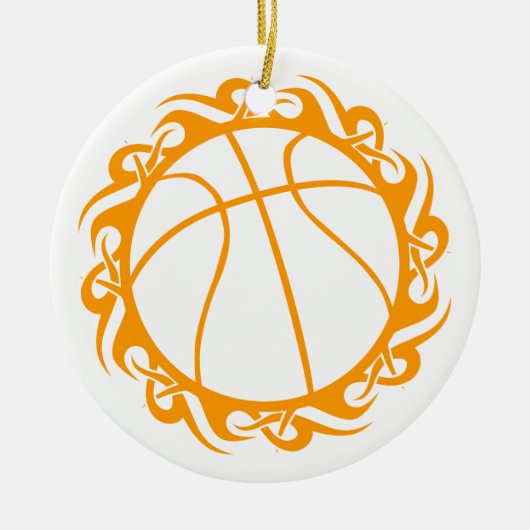 Stammesbasketball Keramikornament (Vorne)