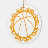 Stammesbasketball Keramikornament (Links)