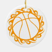 Stammesbasketball Keramikornament (Hinten)