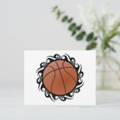 Stammesbasketball Postkarte (Stehend Vorderseite)