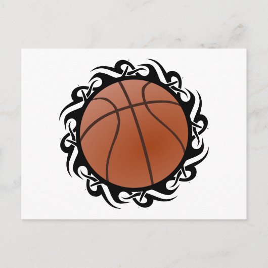 Stammesbasketball Postkarte (Vorderseite)