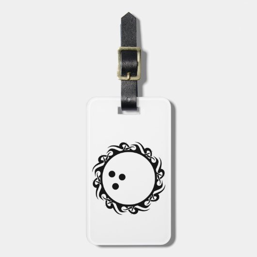 StammesBOWLING Gepäckanhänger (Vorderseite vertikal)