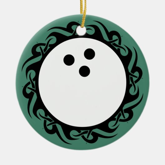 StammesBOWLING Keramikornament (Vorne)