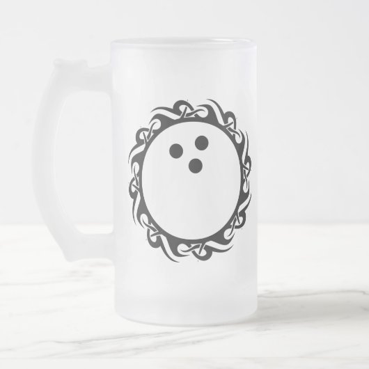 StammesBowling Mattglas Bierglas (Links)