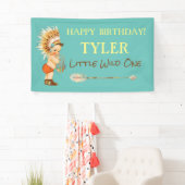 Stammesboy Headdress Native American Arrow Banner (Insitu)