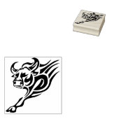 Stammesbullen-Briefmarke Gummistempel (Stempel)