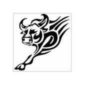 Stammesbullen-Briefmarke Gummistempel (Prägung)