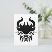 Stammesdemon Postkarte (Stehend Vorderseite)