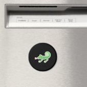 Stammesdesign einer Eidechse Magnet (In Situ (Geschirrspüler))
