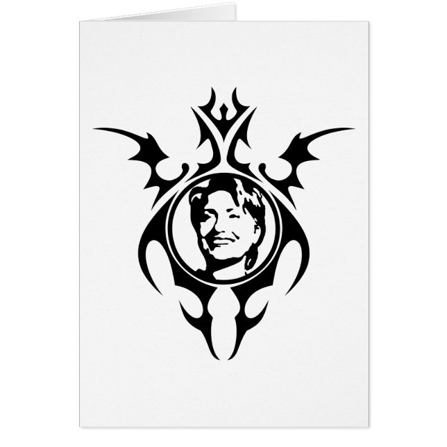Stammesdesign von Hillary Clinton (Vorne)