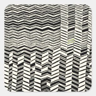 Stammesdesigns der Kuba Quadratischer Aufkleber