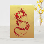 Stammesdrache Karte (Gelbe Blume)