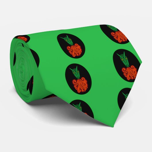 Stammesdrache Krawatte (Gerollt)