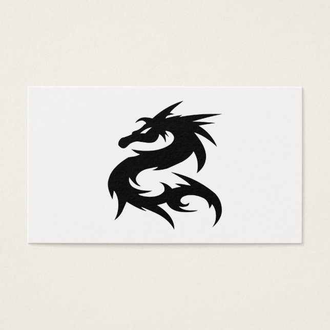 Stammesdrache-Silhouette (Vorderseite)