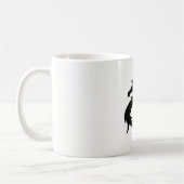 Stammesdrache-Silhouette Kaffeetasse (Links)