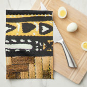 Stammeseleganz: Wine Symbolism Geschirrtuch (Viertel Falte)