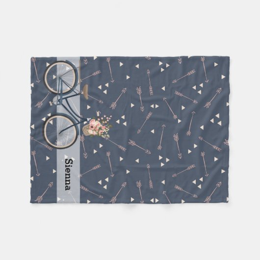 Stammesfahrrad Fleecedecke (Vorderseite (Horizontal))