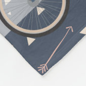 Stammesfahrrad Fleecedecke (Ecke)