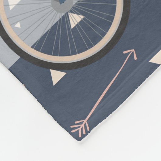 Stammesfahrrad Fleecedecke (Ecke)