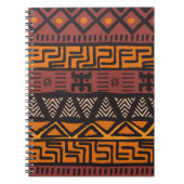 Stammesfarbenes böhmisches Muster mit Geom Notizblock (Vorderseite)