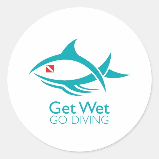 Stammesfisch Runder Aufkleber (Vorderseite)