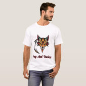 Stammesfox mit Halbmond T-Shirt (Vorne ganz)