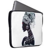 Stammesfrauen-Design Laptopschutzhülle (Vorne Rechts)
