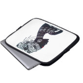 Stammesfrauen-Design Laptopschutzhülle (Vorne Knopf)