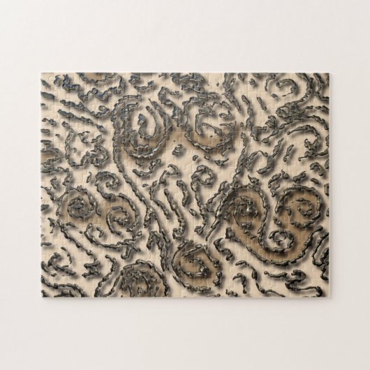 Stammesfremde abstrakte Kunst Puzzle (Horizontal)