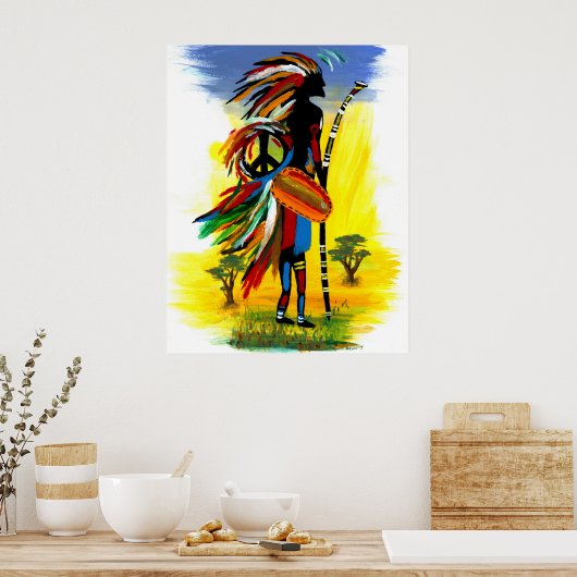 Stammesfrieden Poster (Küche)