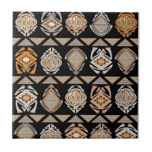 Stammesfrösche Fliese