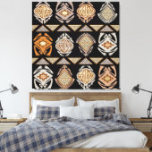 Stammesfrösche Leinwanddruck (Insitu (Schlafzimmer))