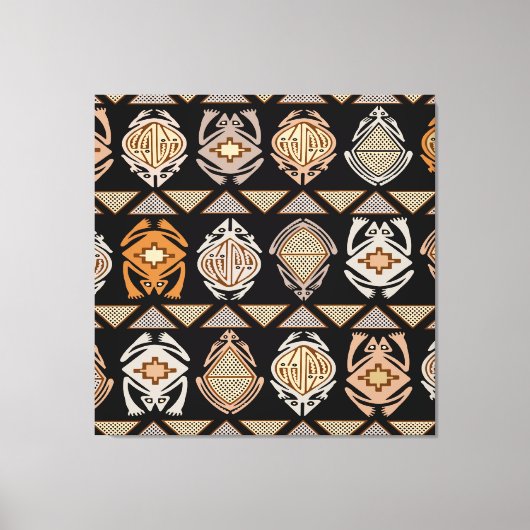 Stammesfrösche Leinwanddruck (Vorderseite)