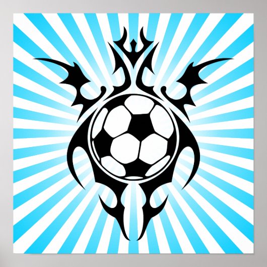 Stammesfußball Poster (Vorne)