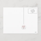 Stammesfußball-Weihnachten Feiertagspostkarte (Rückseite)