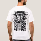 Stammesgeist: Indianisches amerikanisches Symbol. T-Shirt (Rückseite)