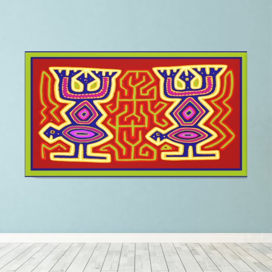 Stammesgeist Leinwanddruck (Insitu (Holzboden))