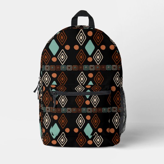Stammesgemusterter Rucksack (Vorderseite)