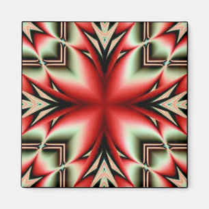 Stammesgeo-Blume Magnet