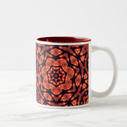 Stammesgeometrie-Tasse Zweifarbige Tasse (Rechts)