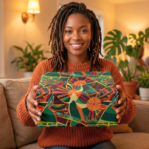 Stammesgeometrische Sonnenstrahlen-Geschenke für A Geschenkpapier