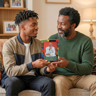 Stammesgeschenke für afroamerikanische schwarze Mä Fotoblock