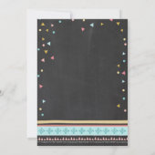 Stammesgeschlecht enthüllt Einladung Junge oder Mä (Rückseite)