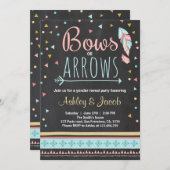 Stammesgeschlecht enthüllt Einladung Junge oder Mä (Vorne/Hinten)