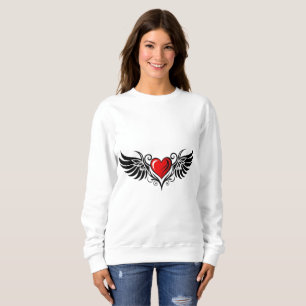  Stammesgeschwungene Herzform  Sweatshirt