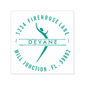 Stammesgöttin Selbstbewusste Rücksendeadresse Brie Permastempel